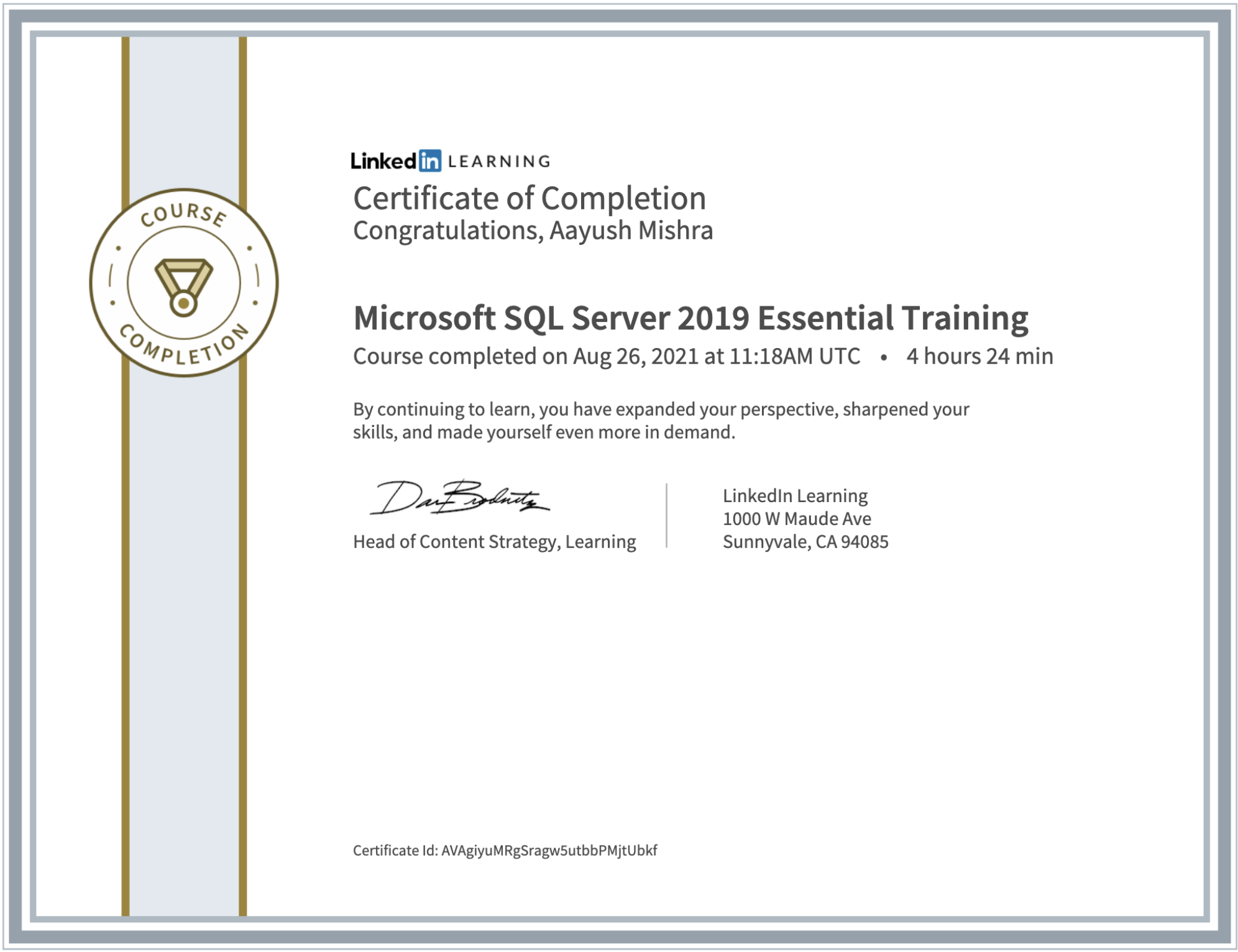 SQL Server Certification